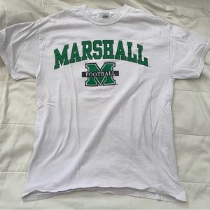 Marshall Football White T-shirt